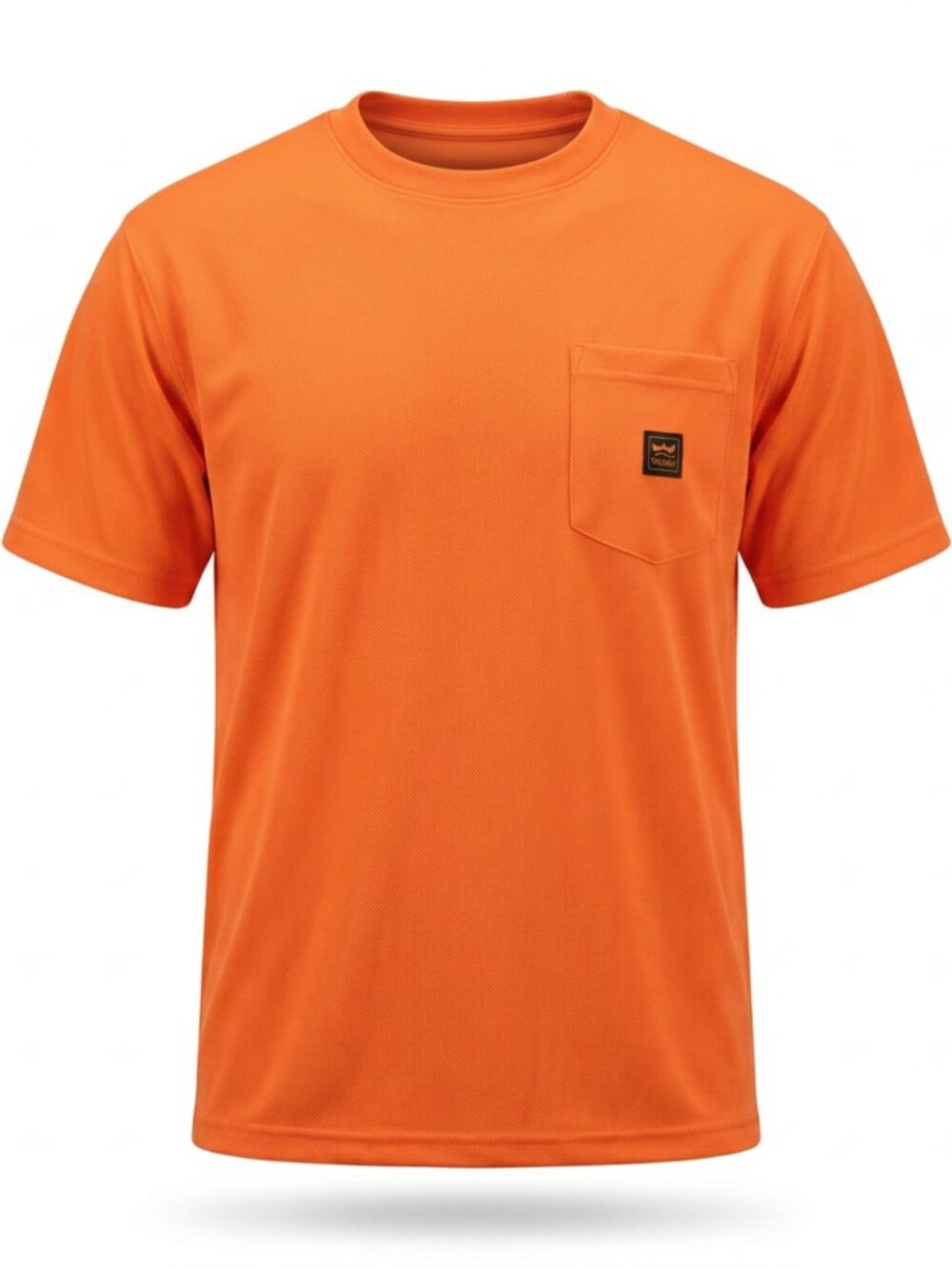 Walls Orange Pocket Crew Neck Short Sleeve T-Shirt Men’s Regular XL
